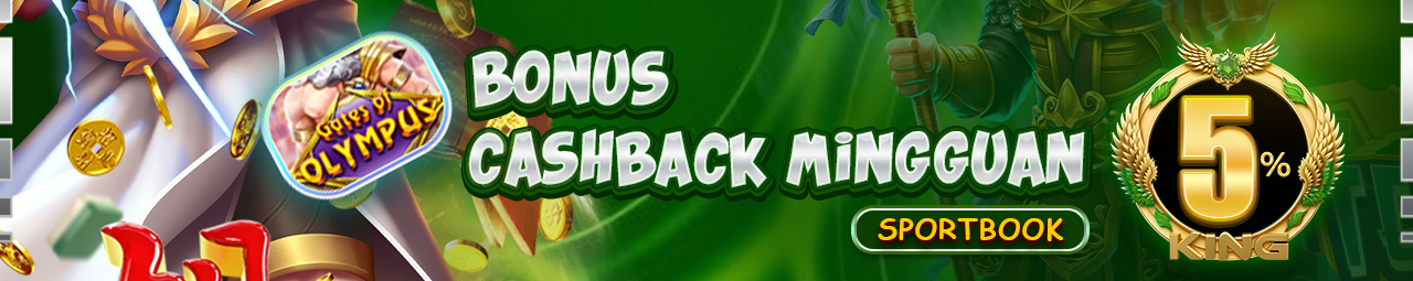 BONUS CASHBACK 5%